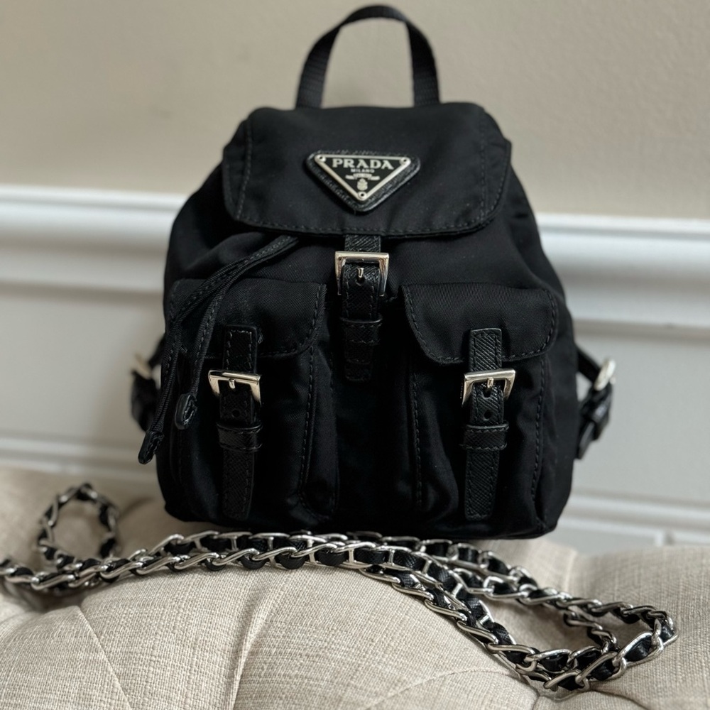 Prada Mini Crossbody Backpack